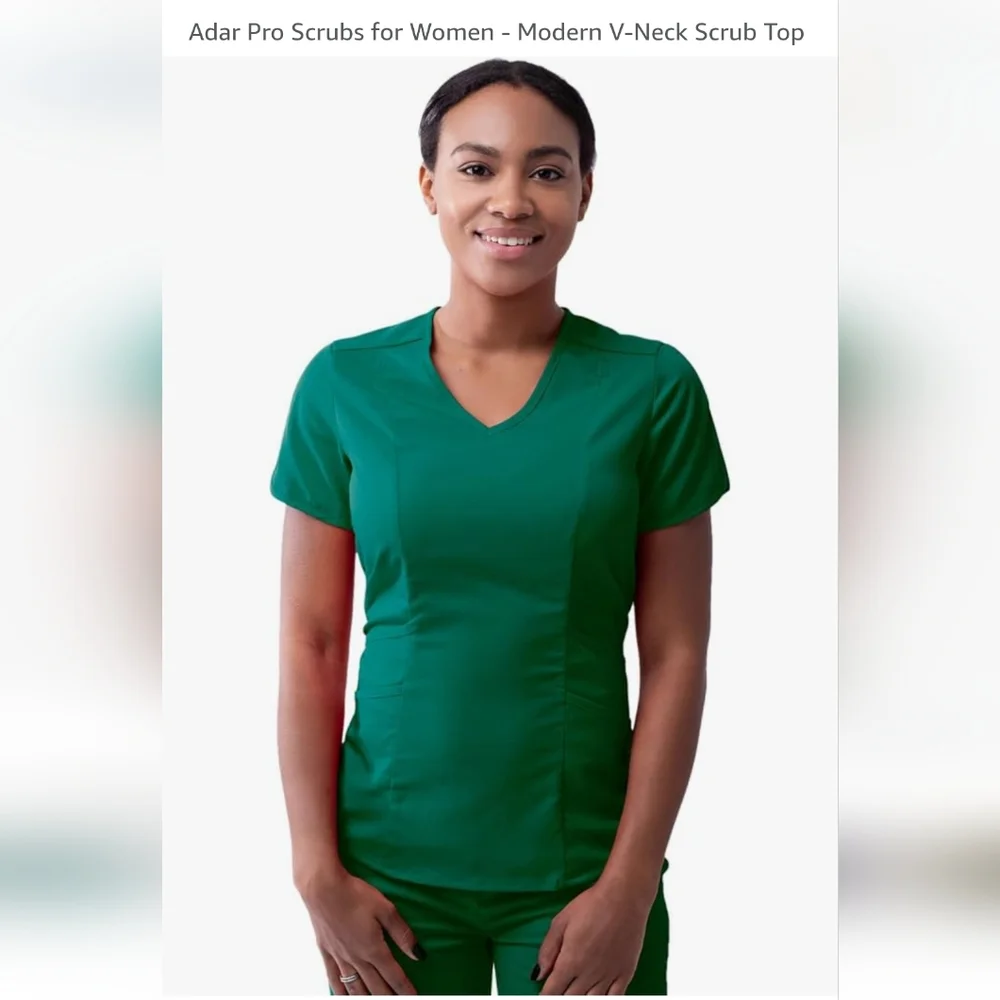 Adar Pro V Neck Scrubs Shirt XS